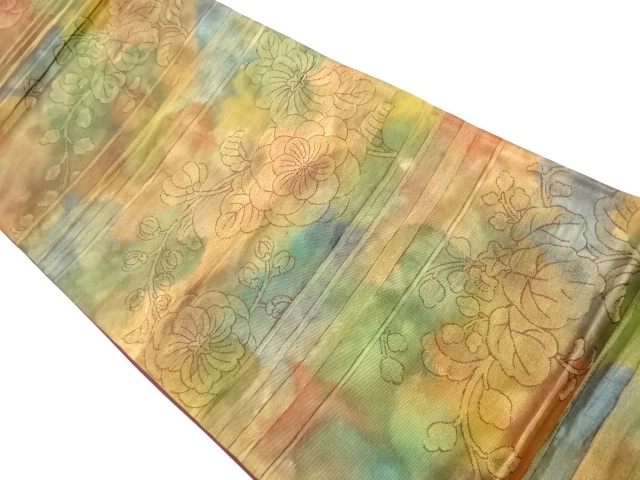 Japanese Kimono / Fukuro Obi Silk